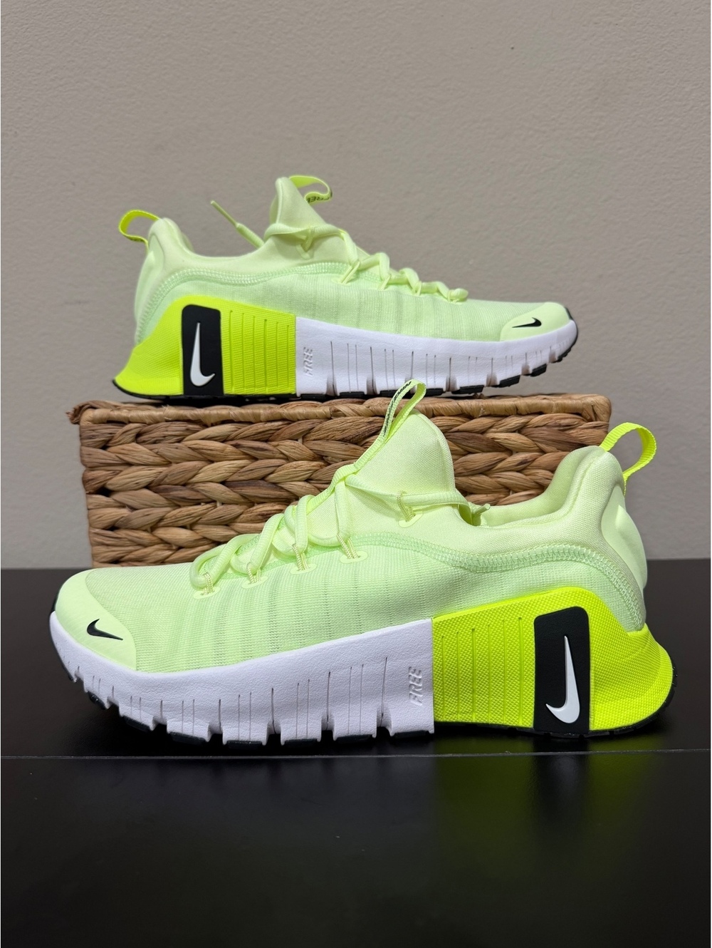 Size 8.5 - Nike Free Metcon 6 “Barely Volt”
